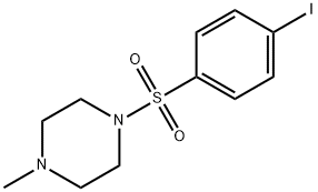 1-[(4-iodophenyl)sulfonyl]-4-methylpiperazine Struktur