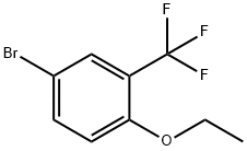 4-broMo-2-(trifluoroMethyl)phenetole Struktur