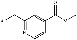 4-PYRIDINECARBOXYLIC ACID, 2-(BROMOMETHYL)-, METHYL ESTER Struktur