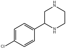 2-(4-CHLOROPHENYL)PIPERAZINE Struktur