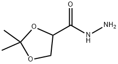 1,3-Dioxolane-4-carboxylic  acid,  2,2-dimethyl-,  hydrazide Struktur