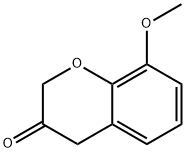 8-METHOXY-2H-CHROMEN-3(4H)-ONE Struktur