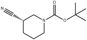 (S)-1-N-Boc-3-cyanopiperidine Struktur