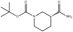 1-PIPERIDINECARBOXYLIC ACID, 3-(AMINOCARBONYL)-, 1,1-DIMETHYLETHYL ESTER, (3R)-