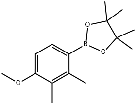 4,4,5,5-Tetramethyl-2-(2,3-dimethyl-4-methoxyphenyl)-[1,3,2]dioxaborolane Struktur