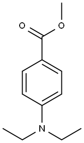 METHYL 4-DIETHYLAMINOBENZOATE Struktur