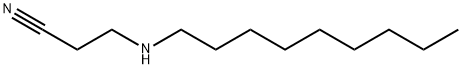 3-(NONYLAMINO)PROPIONITRILE Struktur