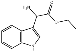 ethyl 2-aMino-2-(1H-indol-3-yl)acetate Struktur