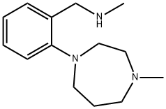 N-Methyl-2-(4-methylperhydro-1,4-diazepin-1-yl)benzylamine Struktur