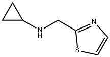 N-(thiazol-2-ylMethyl)cyclopropanaMine Struktur