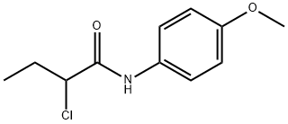 2-CHLORO-N-(4-METHOXYPHENYL)BUTANAMIDE Struktur