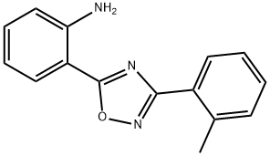 2-[3-(2-methylphenyl)-1,2,4-oxadiazol-5-yl]aniline Struktur