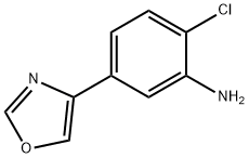 2-chloro-5-(oxazol-4-yl)aniline Struktur