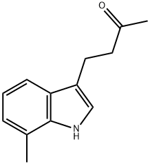 2-BUTANONE,4-(7-METHYL-1H-INDOL-3-YL)- Struktur