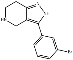 3-(3-BROMOPHENYL)-4,5,6,7-TETRAHYDRO-2H-PYRAZOLO[4,3-C]PYRIDINE
 price.