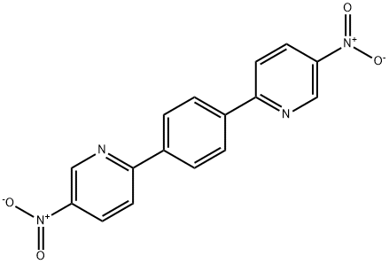 1,4-bis-[5'-nitropyridin-2'-yl]phenylene Struktur