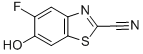 2-Benzothiazolecarbonitrile,  5-fluoro-6-hydroxy- Struktur