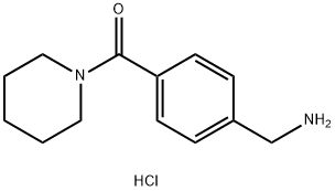 [3-(piperidin-1-ylcarbonyl)phenyl]methanamine Struktur