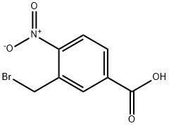 3-BROMOMETHYL-4-NITRO-BENZOIC ACID Struktur