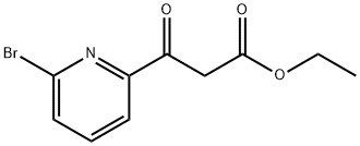 ETHYL 3-(6-BROMOPYRIDIN-2-YL)-3-OXOPROPANOATE Struktur