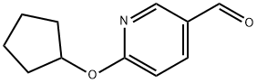 6-CYCLOPENTYLOXYPYRIDINE-3-CARBOXALDEHYDE Struktur