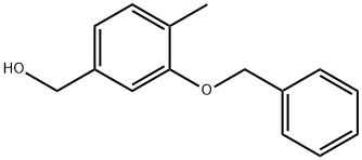 3-(Benzyloxy)-4-methylbenzyl alcohol, 2-(Benzyloxy)-4-hydroxytoluene Struktur