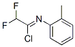 N-(O-TOLYL)-2,2-DIFLUOROACETIMIDOYL CHLORIDE Struktur