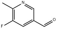 5-FLUORO-6-METHYLNICOTINALDEHYDE Struktur