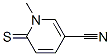 3-Pyridinecarbonitrile,  1,6-dihydro-1-methyl-6-thioxo- Struktur