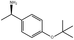 Benzenemethanamine, 4-(1,1-dimethylethoxy)-α-methyl-, (αR)- Struktur