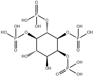 D-MYO-INOSITOL 1,2,5,6-TETRAKIS-PHOSPHATE AMMONIUM SALT Struktur