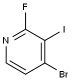 4-BroMo-2-fluoro-3-iodopyridine Struktur