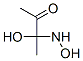 2-Butanone, 3-hydroxy-3-(hydroxyamino)- (7CI,9CI) Struktur