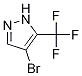 4-bromo-5-(trifluoromethyl)-1H-pyrazole Struktur