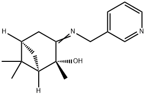 Z-3-(3-PyridinylMethyl)iMino-10β-piran-2-ol Struktur