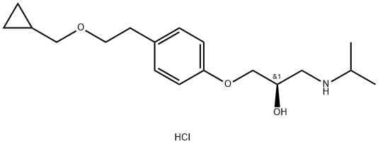 betaxolol hydrochloride Struktur