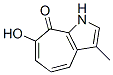 Cyclohepta[b]pyrrol-8(1H)-one, 7-hydroxy-3-methyl- (7CI) Struktur