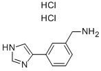 3-(1H-IMIDAZOL-4-YL)-BENZYLAMINE 2HCL Struktur