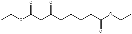 Octanedioic acid, 3-oxo-, 1,8-diethyl ester Struktur