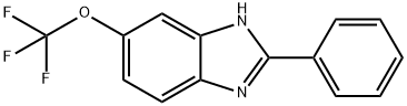 1H-BENZIMIDAZOLE, 2-PHENYL-6-(TRIFLUOROMETHOXY)- Struktur