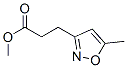 3-Isoxazolepropanoicacid,5-methyl-,methylester(9CI) Struktur