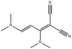 2-[1,3-BIS(DIMETHYLAMINO)-2-PROPENYLIDENE]MALONONITRILE Struktur