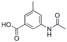 m-Toluic acid, 5-acetamido- (7CI) Struktur