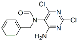 Formamide, N-(4-amino-2,6-dichloropyrimidin-5-yl)-N-benzyl- Struktur