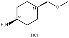 trans-4-(Methoxymethyl)cyclohexanamine hydrochloride Struktur