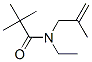 Propanamide,  N-ethyl-2,2-dimethyl-N-(2-methyl-2-propen-1-yl)- Struktur