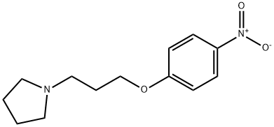 1-(3-(4-nitrophenoxy)propyl)pyrrolidine Struktur