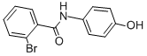 2-BROMO-N-(4-HYDROXYPHENYL)BENZAMIDE Struktur