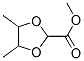 1,3-Dioxolane-2-carboxylicacid,4,5-dimethyl-,methylester(7CI) Struktur