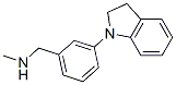 3-(2,3-dihydro-1H-indol-1-yl)benzylmethylamine Struktur